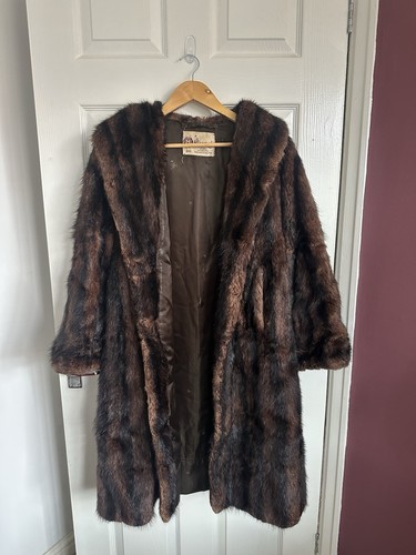 Vintage mink fur coat marcus - mink,