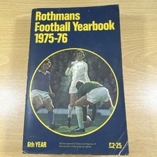 Rothmans Football Yearbook 1975/76 Softback 6th Year Rare