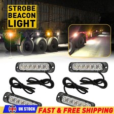 4x 6 LED Amber Recovery Strobe