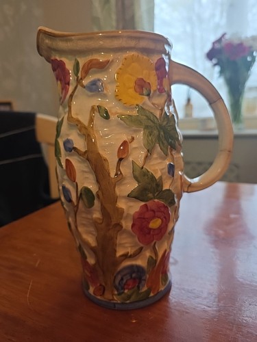 Large hand painted - large, indian