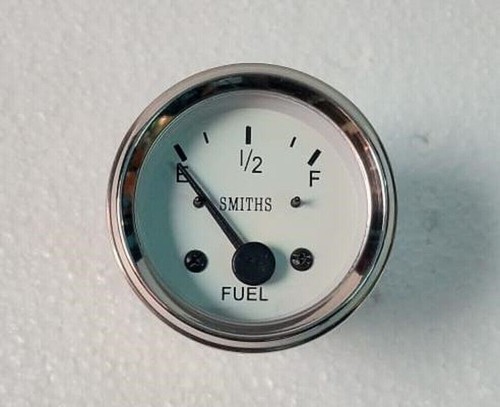 Smiths fuel gauge - gauge, white