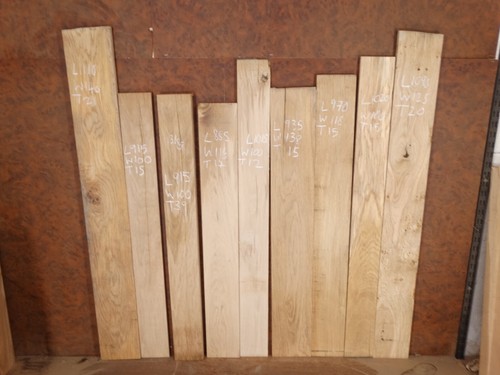 Qty pieces english oak - 9,
