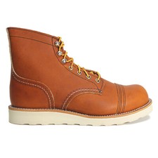 Red Wing Mens Boots Iron Ranger 6 Inch Ankle Lace Up Full Grain Leather