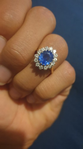 18ct ceylon sapphire - ceylon, and