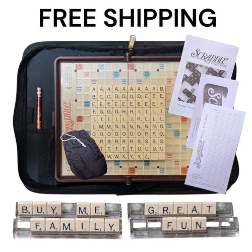 Scrabble deluxe travel edition - scrabble,