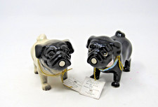 Pug Dogs Kissing Salt Pepper