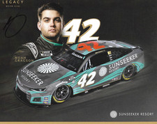 2023 Noah Gragson Sunseeker Resort NASCAR Signed Auto 8x10 Hero Card Photo COA