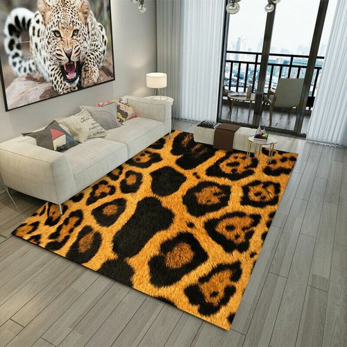 Animal print floor mat rug - print,
