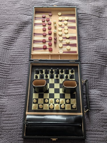 Vintage magnetic chess - vintage,