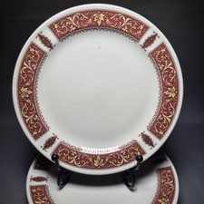 6 Steelite Royal Doulton Red