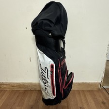 Titleist StaDry Golf Bag White/Black/Red Titleist Golf Club Bag - 14 Way