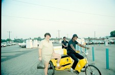 1987 Yellow Pedicab Rickshaw &