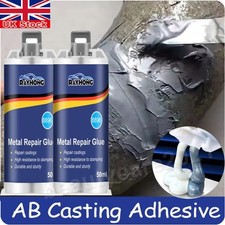2x Metal Repair Gel Paste High
