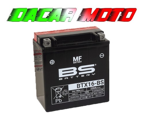Charged battery btx16 for - battery, btx16-bs