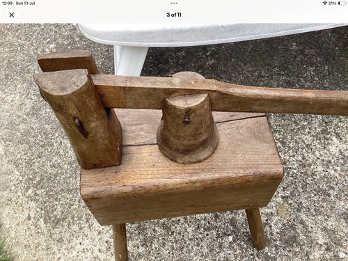 Antique wooden fruit - antique,