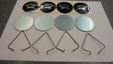 Triumph STAG ** WHEEL CENTRE TRIM SET ** Alloy discs, clips and badges Set of 4