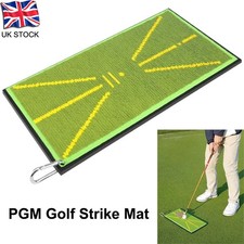 PGM Golf Hitting Strike Mat Training Aid Impact Divot Board Swing Practice Tool