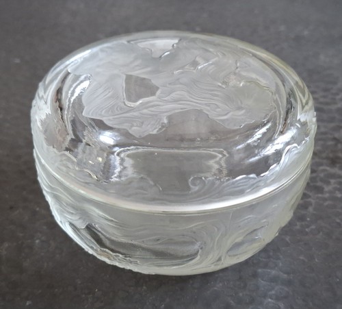 Lalique frosted glass powder - frosted,