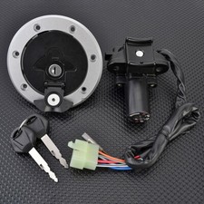 Ninja Ignition Switch Fuel Gas Cap Seat Lock Keys For Kawasaki ZX-7R ZX-7RR