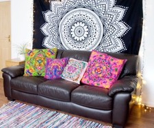 Large Indian Tapestry Mandala Wall Hanging Throw Bed Wall Art Bohemian Spread Uk