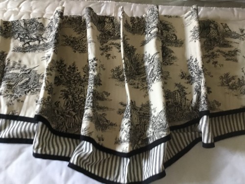 New waverly black ecru toile - black, &