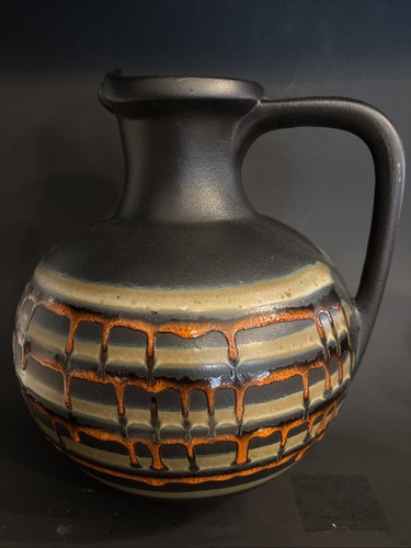 Haeger orange decorated - haeger,