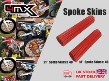 Wheel Spoke Protectors Red 18"