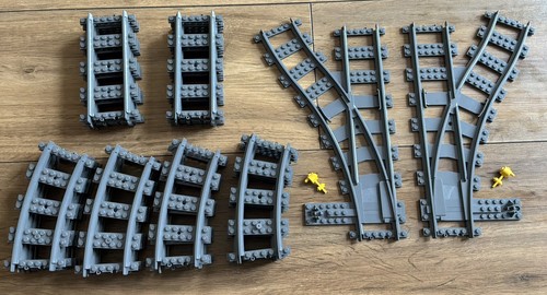 Lego train track curves - train, 16