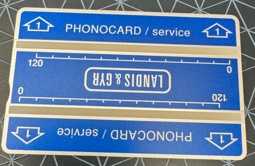 Landis gyr service - service, phonocard