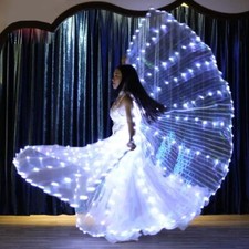 Glowing Belly Dance Wings LED