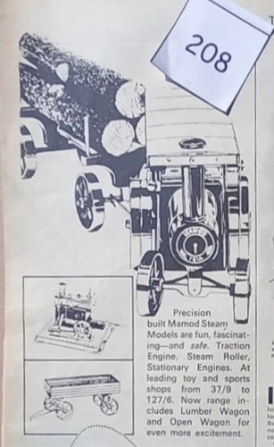 Mamod steam traction - traction, engine