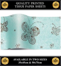 Butterflies Printed Tissue
