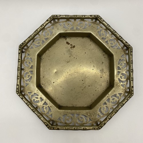 Vintage brass octagonal - vintage, 6