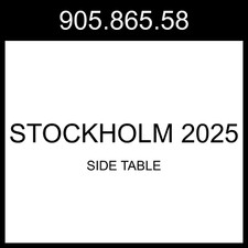 IKEA STOCKHOLM 2025 Side Table Oak Veneer Dark Brown  905.865.58