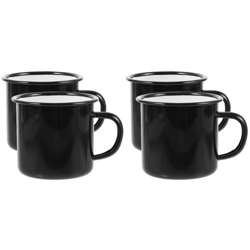 Reusable black enamel - black,