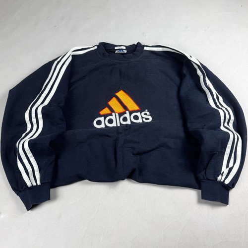 Mens vintage adidas big - big, logo