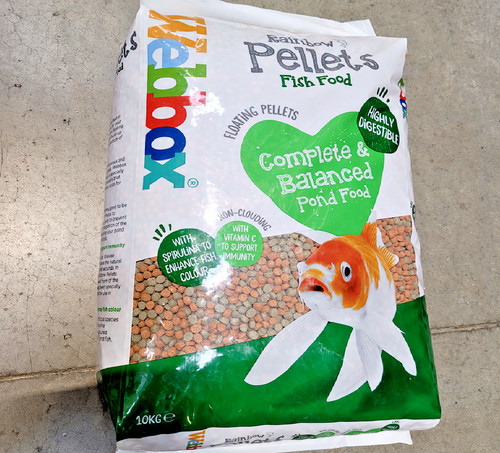 Rainbow pond pellets 350g 1kg - pond,