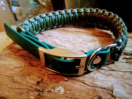 Handmade adjustable dog collar - handmade,