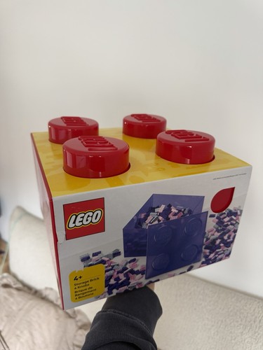 Lego storage brick knobs - brick, 4