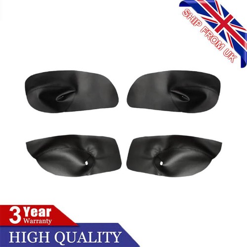 Rhd black leather inner door - inner,