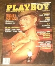 Playboy Magazine May 1990 / Margaux Hemingway (Comes in a protective sleeve)