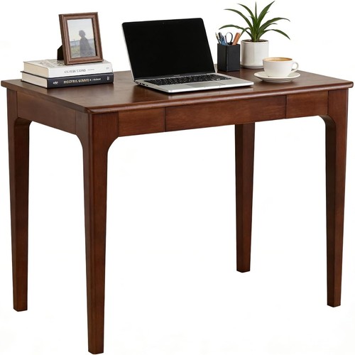 Small desk with drawers solid - small,