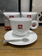 Illy Latte Cup And Saucer Set