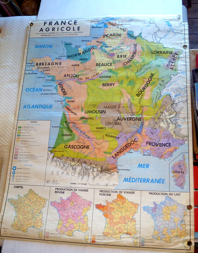 Vintage double sided french - vintage,