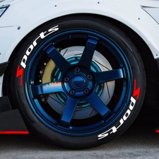 8Pcs/Set Car Tire Decal 3D