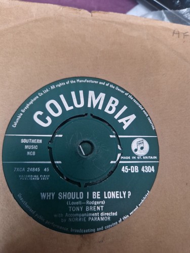 Tony brent why should be - why,