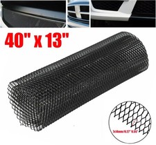 Black Car Grill Mesh Aluminum