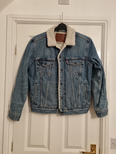 Levis mens denim sherpa jacket - sherpa,