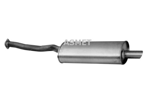Asmet rear exhaust - muffler, for