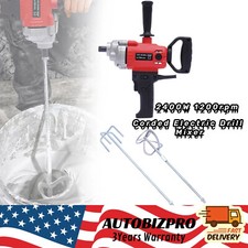 2400W Electric Drill Mixer with Adjustable Speed for Easy Mixing Tasks